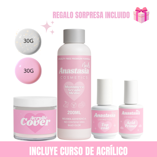 KIT + CURSO DE ACRÍLICO 3