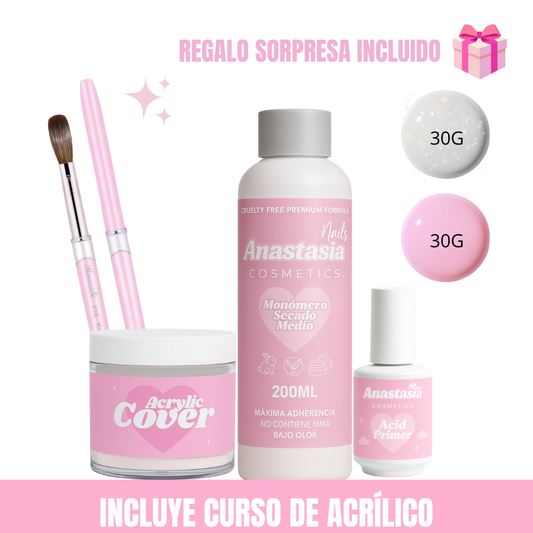 KIT + CURSO DE ACRÍLICO 4