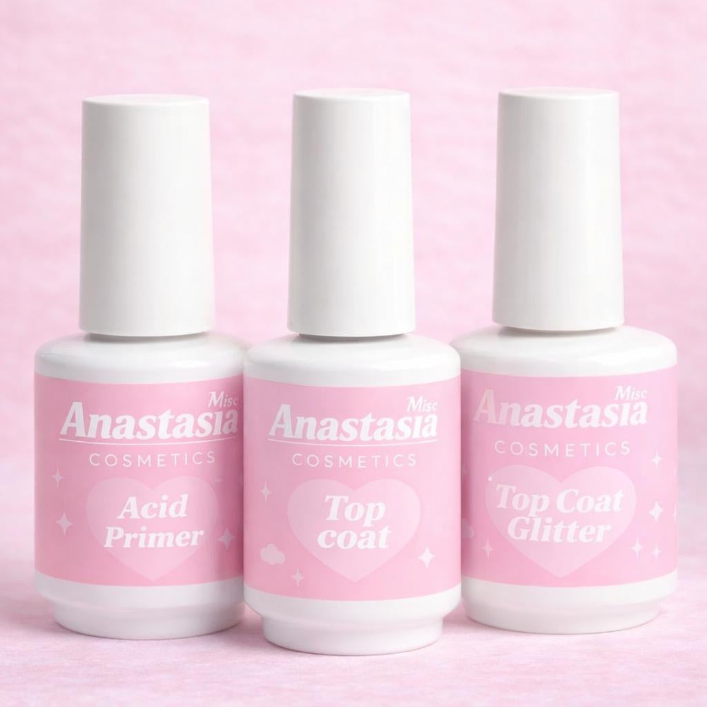 TOP COAT + PRIMER + TOP COAT GLITTER