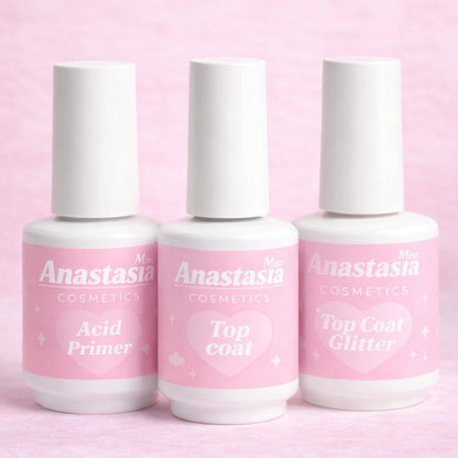 TOP COAT + PRIMER + TOP COAT GLITTER