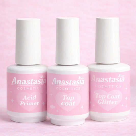 TOP COAT + PRIMER + TOP COAT GLITTER